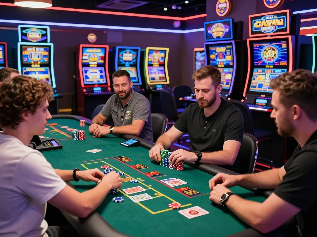 Engaging online casino atmosphere featuring MM88 gaming tables and vibrant players.