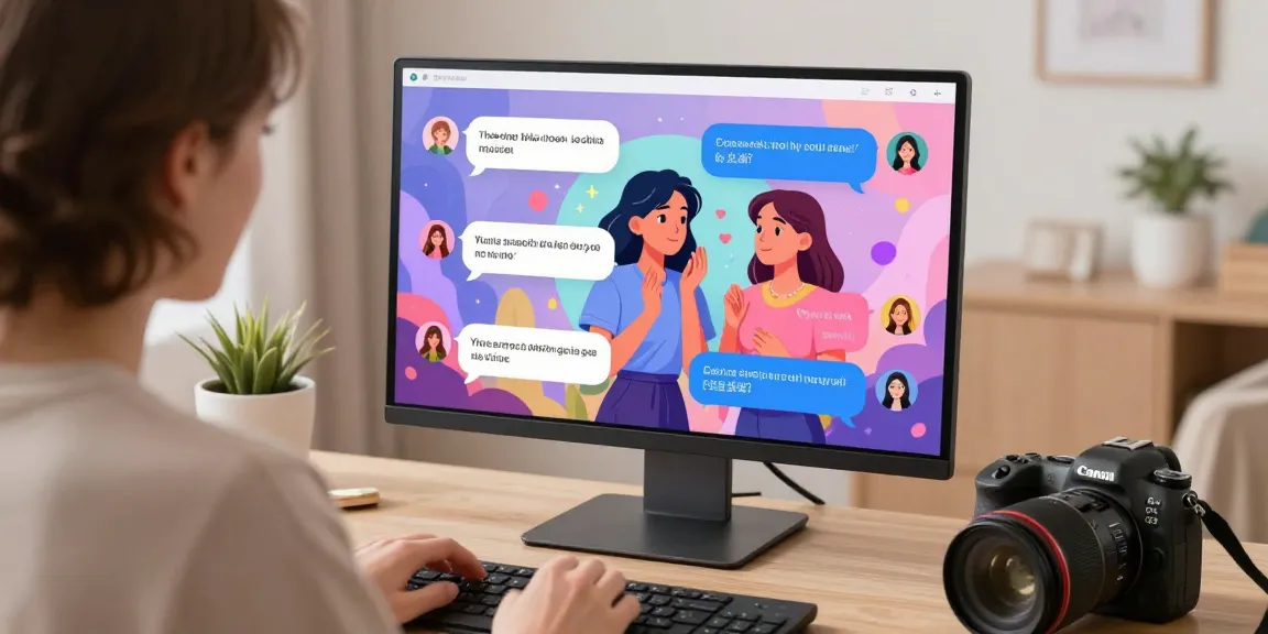 Engaging AI nsfw chat with vibrant visuals illustrating emotional interactions