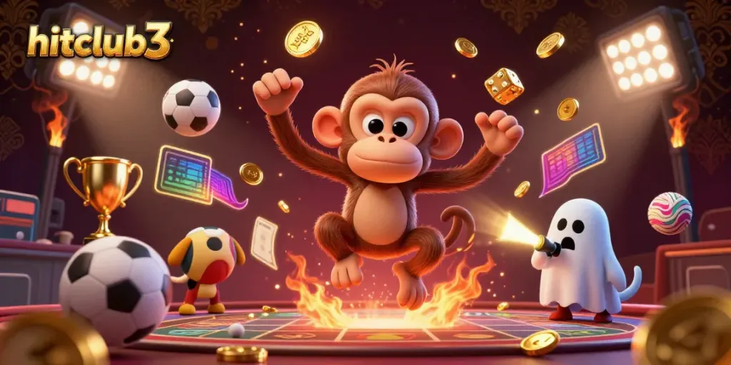 Engage with hitclub3's thrilling games and dynamic sports betting in a vibrant casino scene.