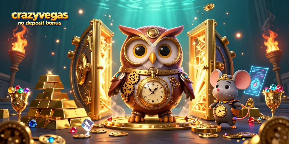Spin big with the crazyvegas no deposit bonus and win gems in this vibrant casino scene.
